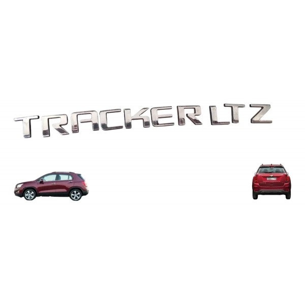 Emblema Letreiro Tampa Mala Tracker Ltz 2014 2015 2016 2017 Cromado