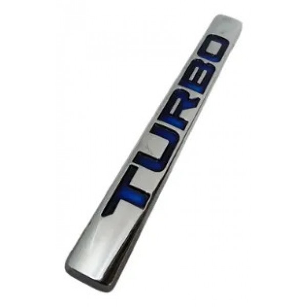 Emblema Turbo Honda Civic G10 17/21 Cromado