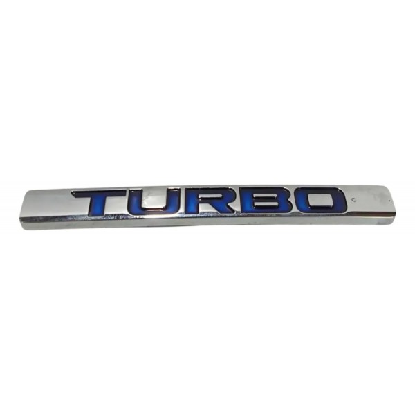 Emblema Turbo Honda Civic G10 17/21 Cromado