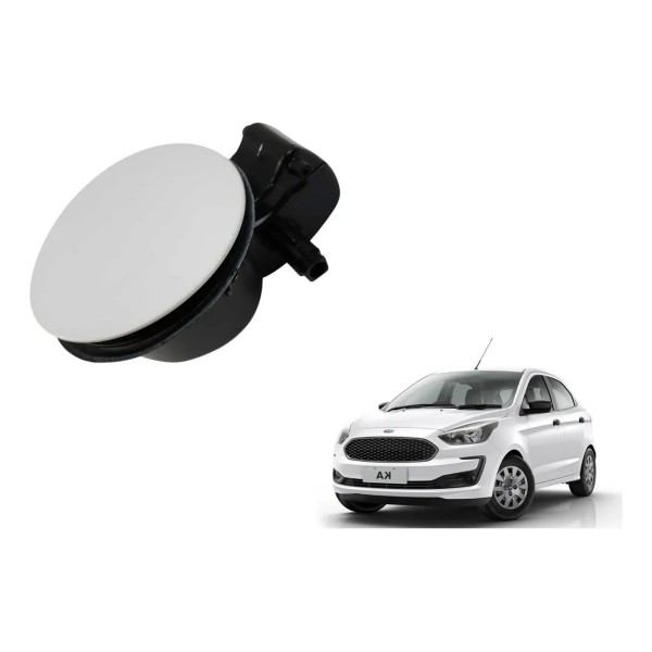 Tampa Portinhola Do Tanque Ford Ka S/ Tampa Interna 14 A 21 Branco 2020