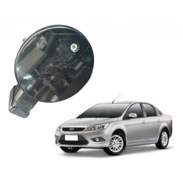 Portinhola Tanque De Combustível Focus 2001 A 2008 Sedan Preto 2008