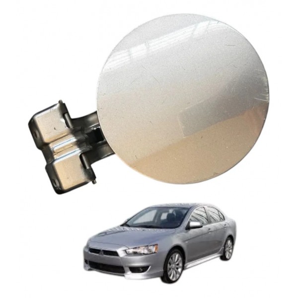 Tampa Portinhola Combustível Mitsubishi Lancer 2011 A 2012 Cinza 2012