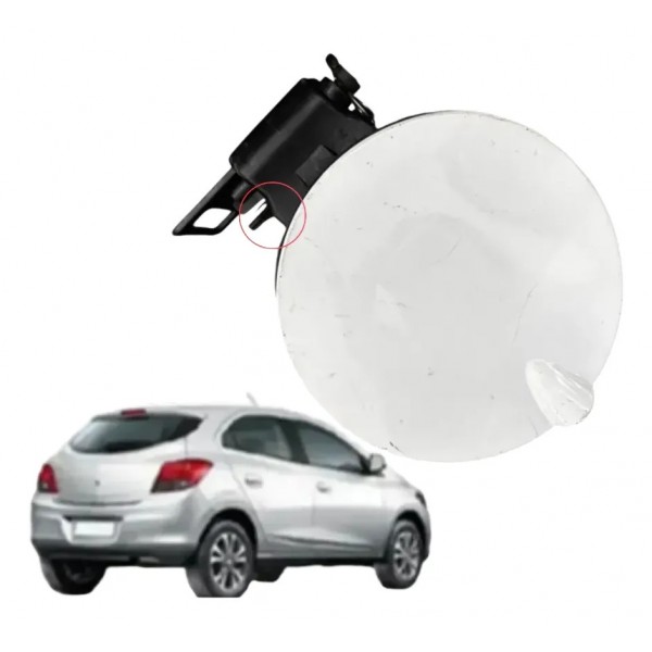 Portinhola Tanque Combustível Gm Onix 2013 2019 Branco 2013