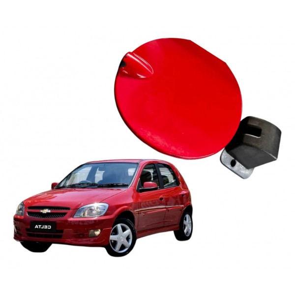 Portinhola Tampa Tanque Combustível Celta 2001 2015 Vermelho 2015