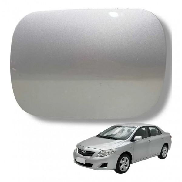 Portinhola Tanque Combustivel Corolla 2009 2010 2011 A 2014 Prateado 2010