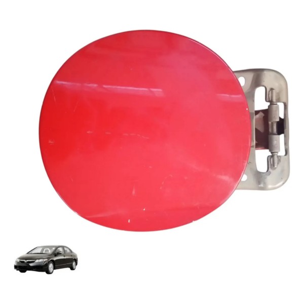 Portinhola Tanque Combustível Honda New Civic 07/11 Traseiro Vermelho 2010