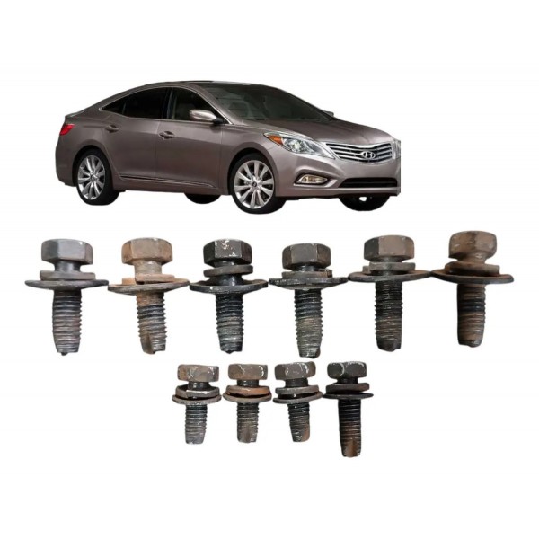 Kit Parafuso Alma Parachoque Hyundai Azera 3.0 V6 2012