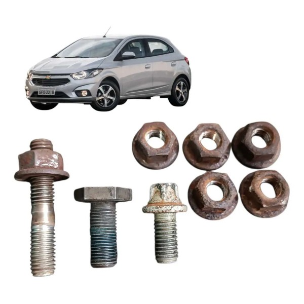 Kit Parafuso Com Porca Catalisador Gm Onix 1.0mt Lt 2019