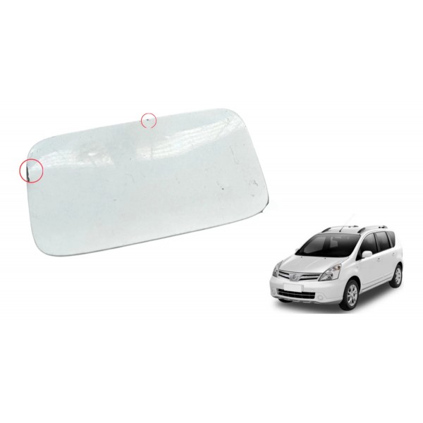 Tampa Tanque Portinhola Nissan Livina 2009 A 2014 Prateado 2014
