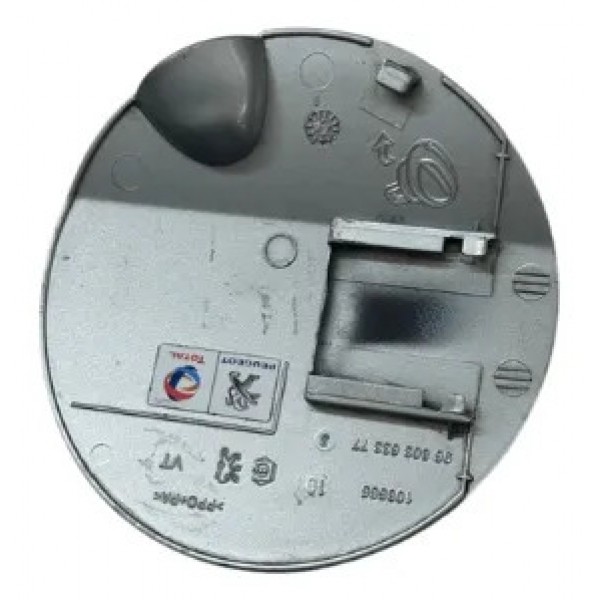 Tampa Portilha Tanque Peugeot 308 2013 Original Prateado 2014