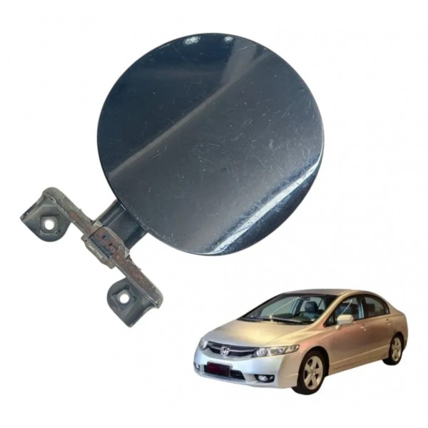 Portinhola Tampa Tanque Combustivel Honda Civic 2007 2011 Preto 2010