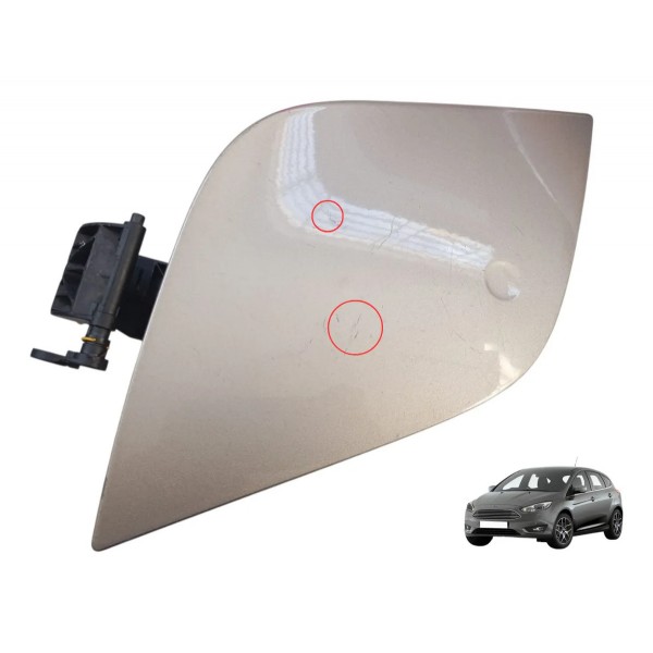 Portinhola Tanque Combustivel Ford Focus Hatch 2014 2019 Prateado 2016