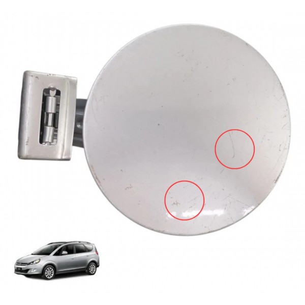 Portinhola Tampa Combustivel Jac J6 2011 2012 2013 Original Prateado 2012