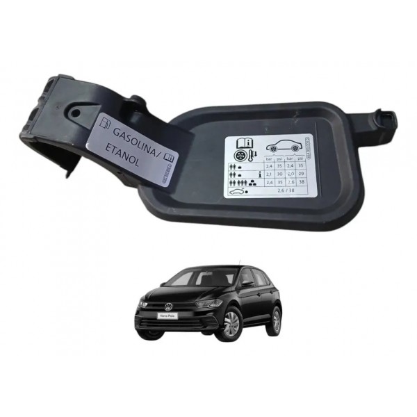 Tampa Bocal Abastecimento Tanque Vw Polo Tcross 2021 Origin Preto 2021