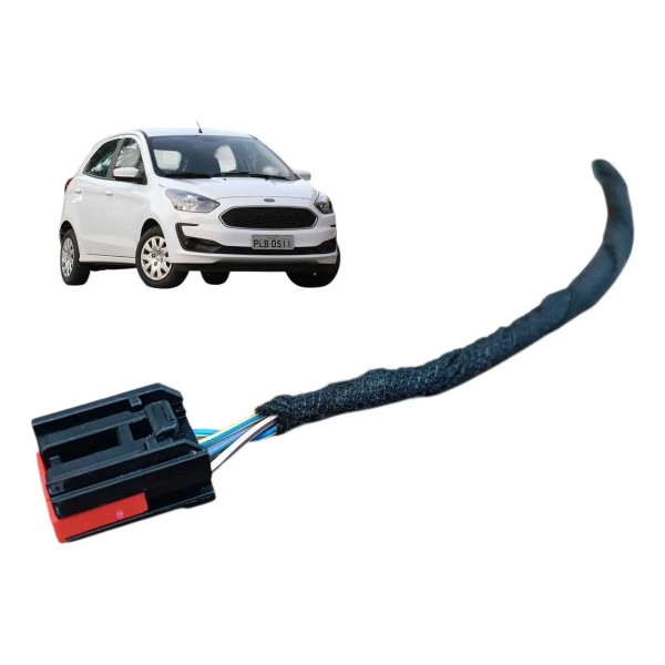 Plug Conector Botao Comando Vidro D.e Ford Ka 2021 4 Fios