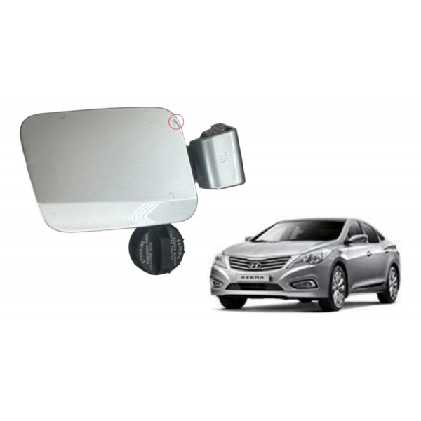 Portinhola Tampa Combustivel Hyundai Azera 3.0 2012/2015 Prateado 2012