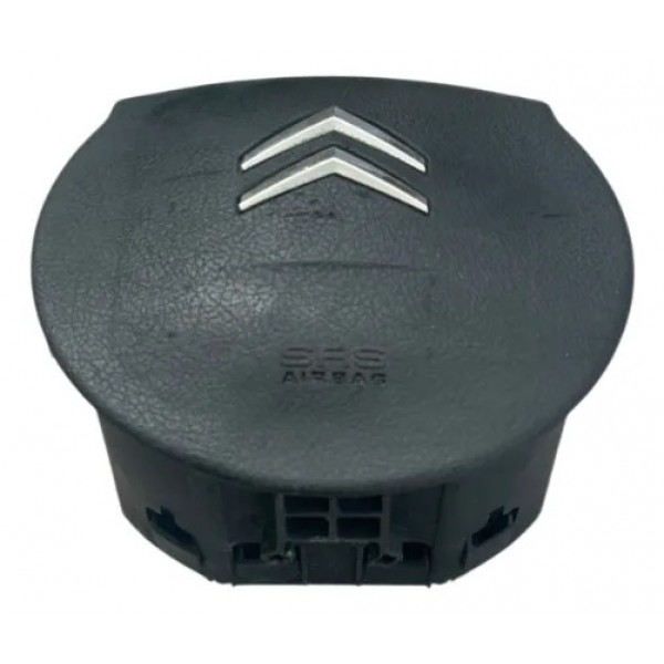 Bolsa Airbag Motorista Citroen C4 Pallas 2008 A 2013 Preto
