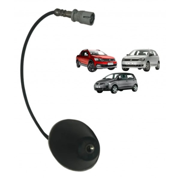 Antena Teto Gol Polo Golf Bora Fox Saveiro Original Vw Preto Preto