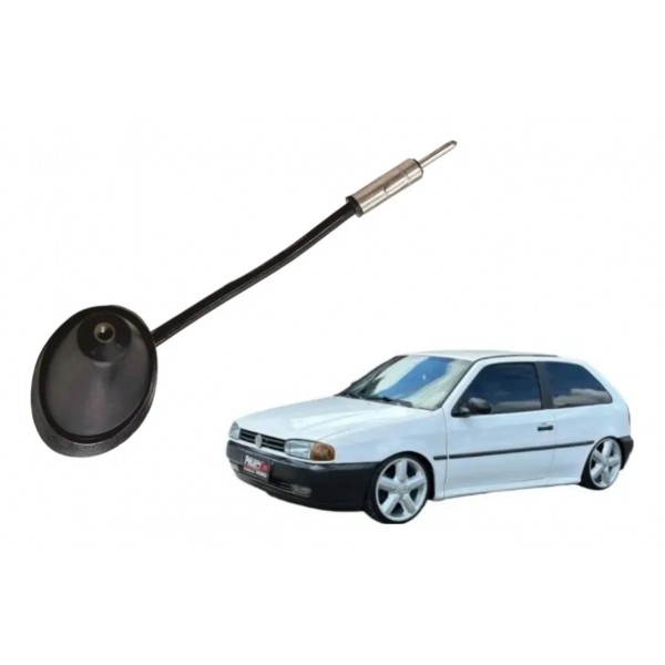 Base Antena Teto Original Vw Gol Bola G2 1994 A 2002 Preto