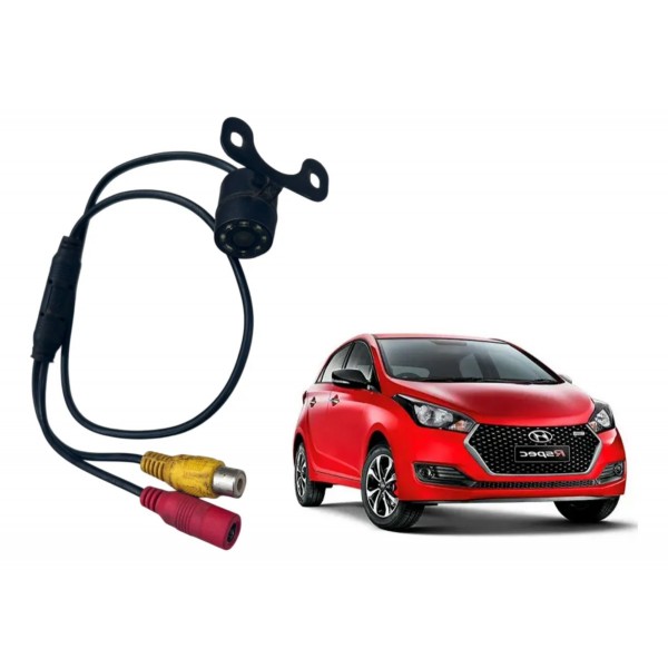 Camera De Ré Borboleta Hd Hyundai Hb20 2015 2016 2017