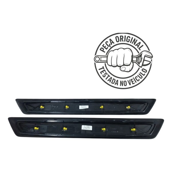 Soleira Porta Dianteira Bmw 320i 328i 2013 2014 2015 Orig Preto