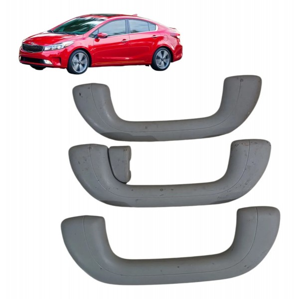 Jogo Pega Mão Alça Teto Kia Cerato 2014 2015 2016 Original