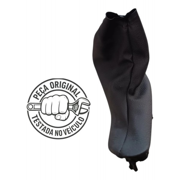 Coifa Alavanca Freio Mão Bmw 320i 2013 A 2016 Original Preto