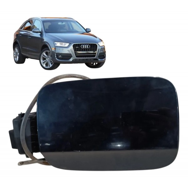 Portinhola Tampa Tanque Combustível Audi Q3 2014 2015 2016 Preto 2015