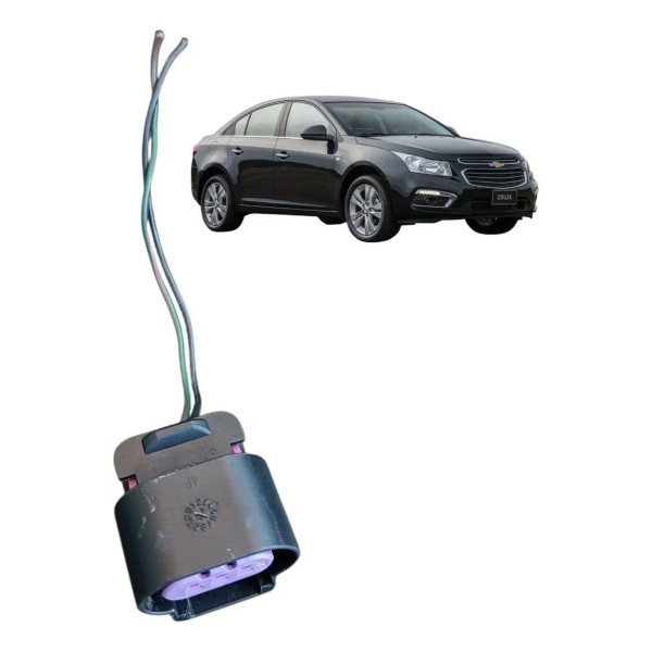 Plug Fechadura Eletrica Capo Dianteiro Gm Cruze 2015 2016