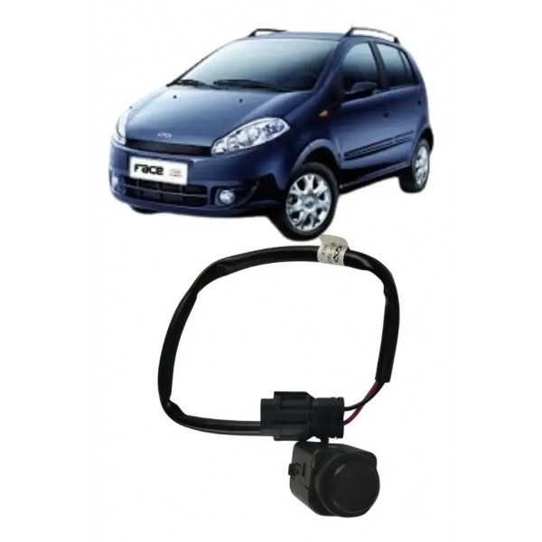 Sensor Estacionamento Traseiro Chery Face 2011 2012 2013 201 Preto