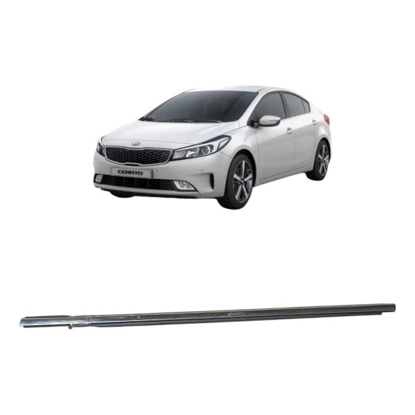 Pestana Cromada Friso Porta Tras Dir Kia Cerato 2014 A 2017