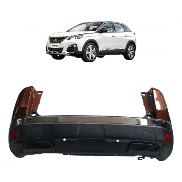 Para-choque Traseiro Peugeot 3008 Griffe 2019 2020 2021 2022