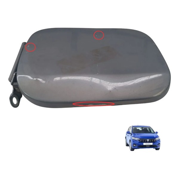 Portinhola Tanque Combustível Logan Sandero 2015 A 2020 Cinza-escuro 2018