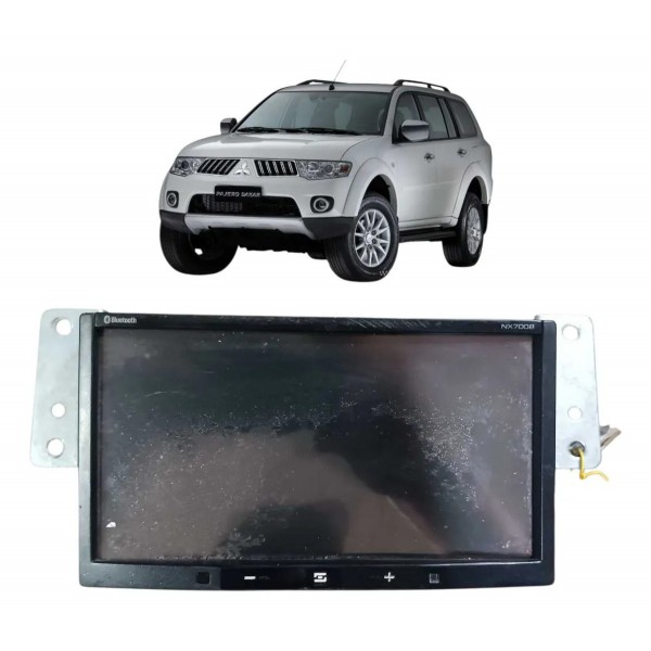 Central Multimidia Mitsubishi Pajero Dakar L200 2008 A 2012  Preto