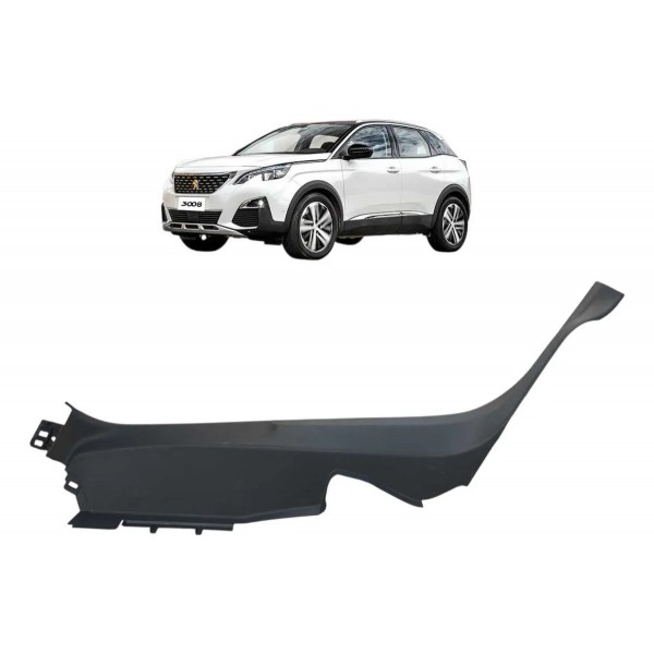 Acabamento Banco Traseiro Esquerdo Peugeot 3008 Griffe 2019 Verde-escuro