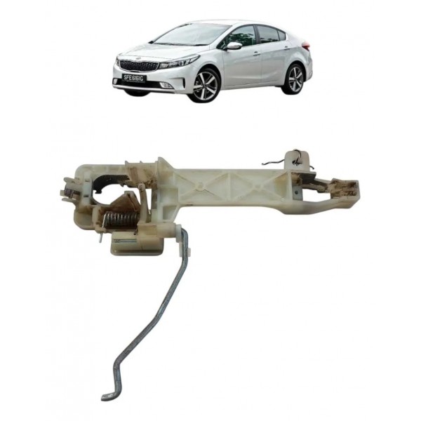 Suporte Macaneta Externa Dianteira Direita Kia Cerato 2017 Branco Dianteira