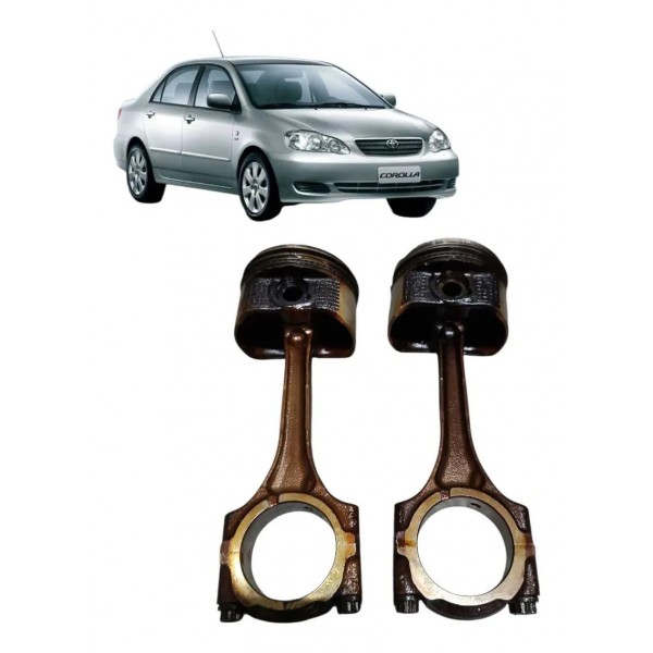 Pistão Biela Motor Toyota Corolla 1.6 16v 2003 2004 2005