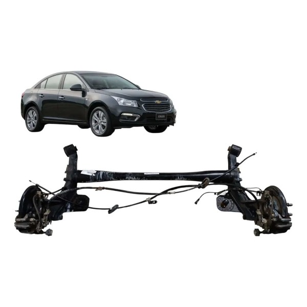 Eixo Traseiro Gm Cruze Sedan 1.8 16v 2013 2014 2015 2016