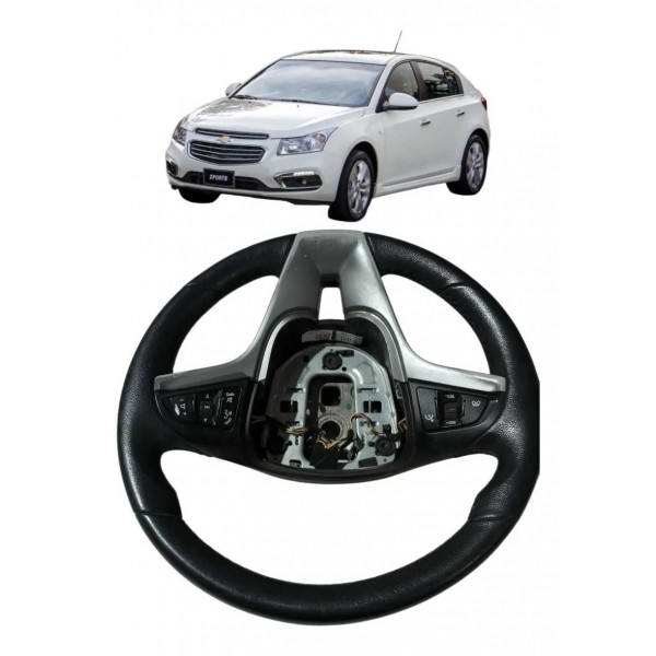 Volante Direção Original Motorista Gm Cruze 2014 2015 2016 Preto