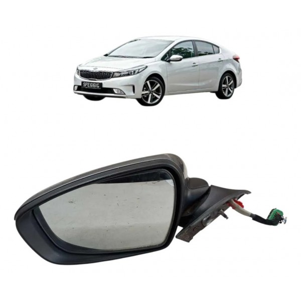 Espelho Retrovisor Eletrico Esquerdo Kia Cerato 2017 2018