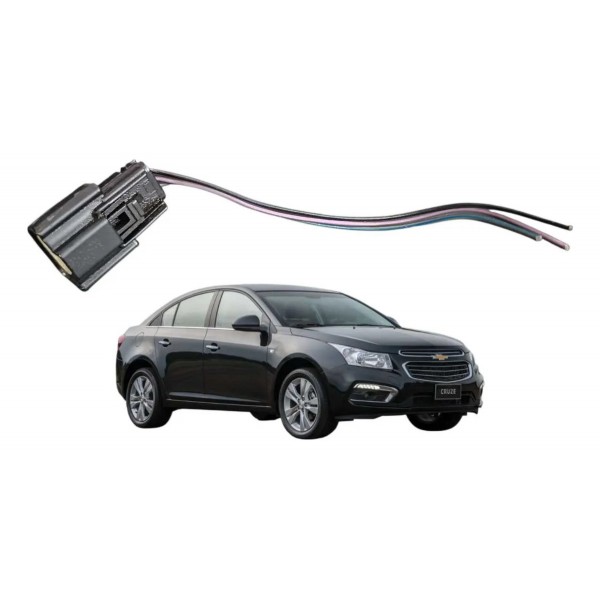 Plug Conector Farol De Milha Esquerdo Chvrolet Cruze 2015