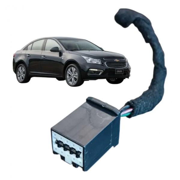 Plug Espelho Retrovisor Interno Chevrolet Cruze 2015 1.8