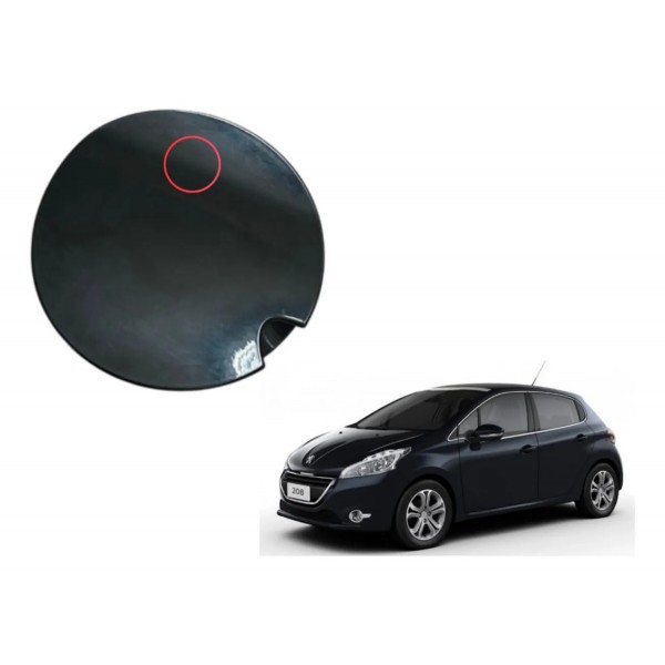 Tampa Portinhola Tanque Peugeot 208 2013 A 2020 9673905980 Preto 2013