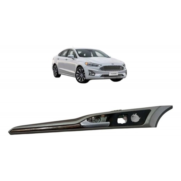 Macaneta Interna Traseira Direita Ford Fusion 2014 A 2019 Cinza Traseira