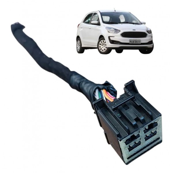 Plug Conector Radio Aparelho Som Ford Ka 2020 2021 16 Fios