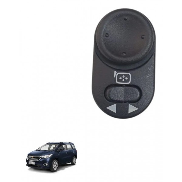 Botão Comando Ajuste Retrovisor Gm Spin 2024 2023 2022 2021