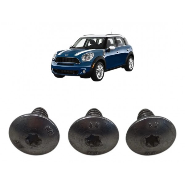 Jogo Kit 3 Parafusos Fechadura Porta Mini Cooper Clubman