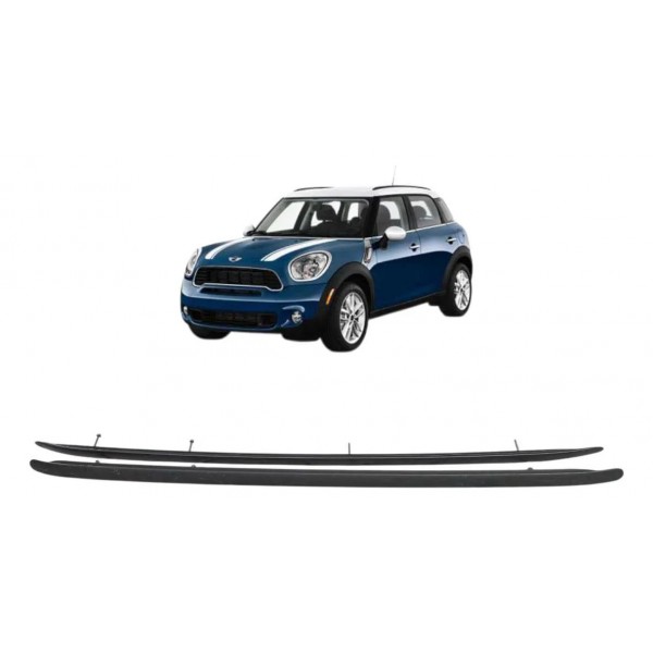 Par Friso Teto Mini Cooper Countryman 2010 2011 2012 A 2014 Preto
