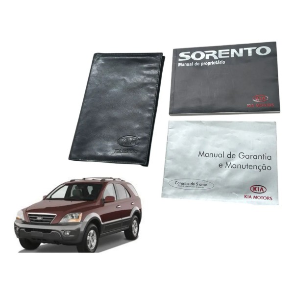 Manual Proprietário Kia Sorento Ano 2007 2008 Todas Versões