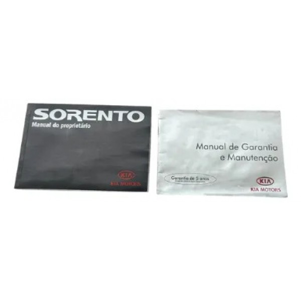 Manual Proprietário Kia Sorento Ano 2007 2008 Todas Versões